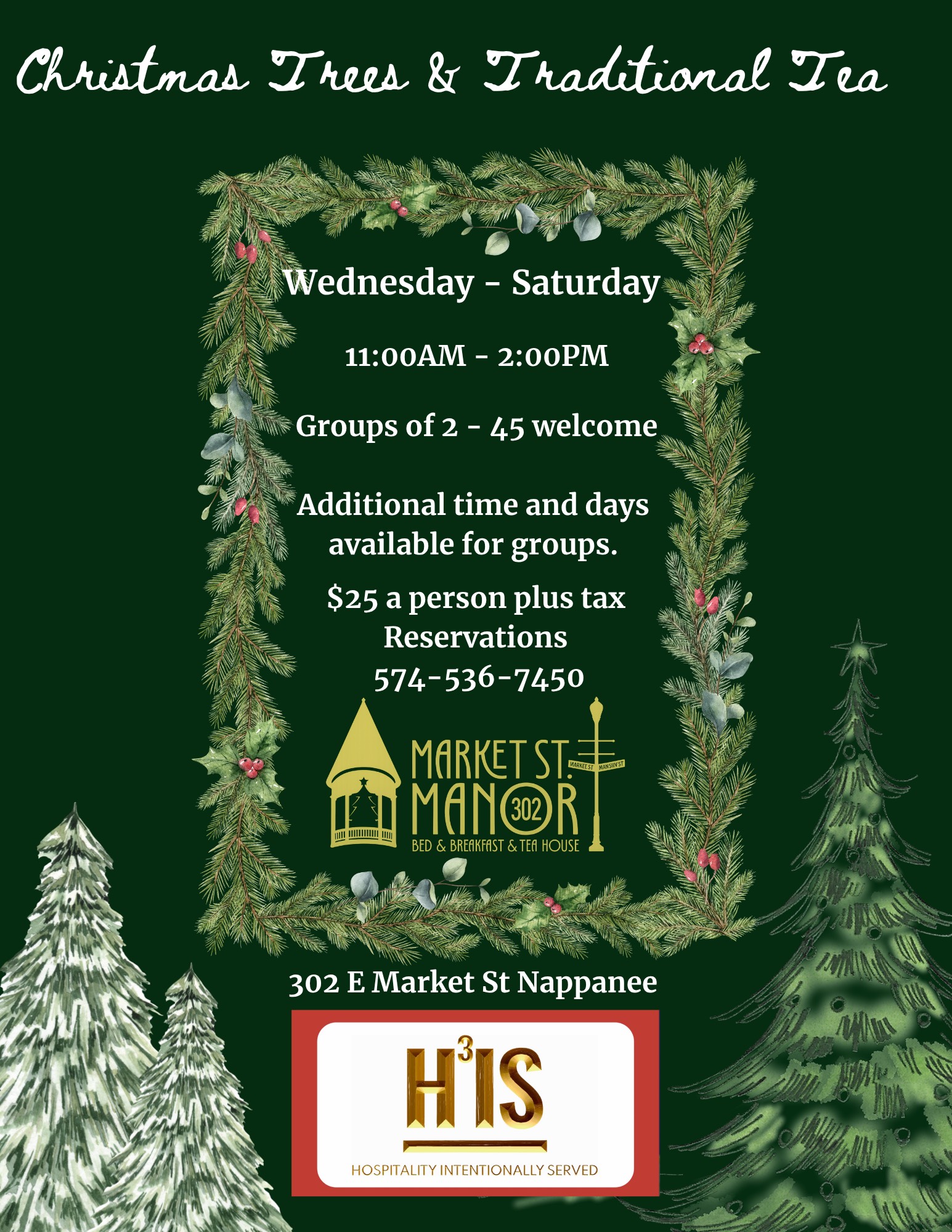 Christmas Tea Menu - Page 2