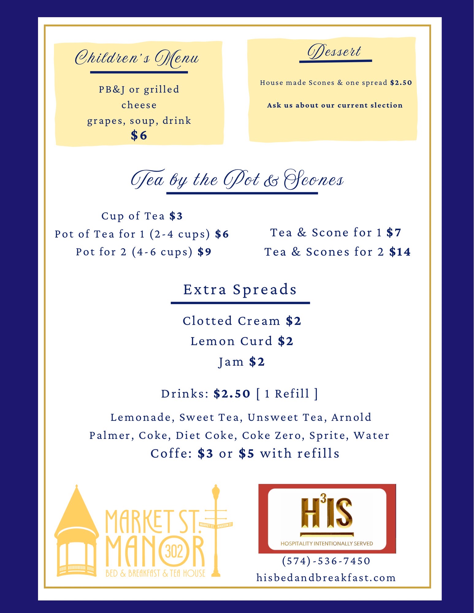 tea party flyer